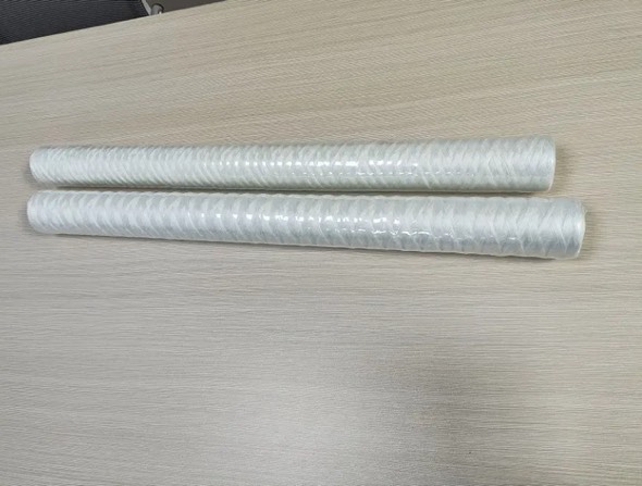 Vente à chaud Fibre Glass String Wound Cartridge Filtre avec composants Core Médias de filtre à moteur à élément de filtre